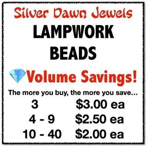 As Low as $2! Lampwork Beads 10/$20 😃